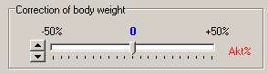 44-170 correction weight
